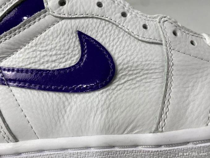 JORDAN CD0461-151 COURT HIGH 1 RETRO PURPLE AIR 0805